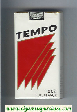 Tempo 100s Full Flavor cigarettes soft box