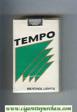 Tempo Menthol Lights cigarettes soft box