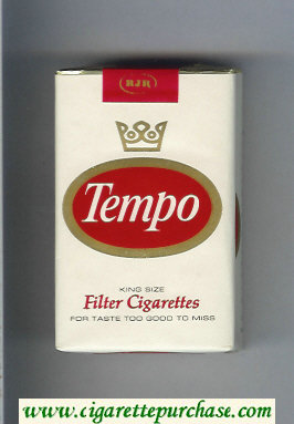 Tempo King Size Filter cigarettes soft box