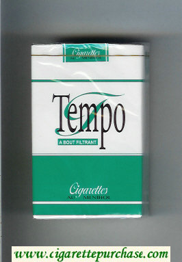 Tempo A Bout Filtrant cigarettes Au Menthol soft box