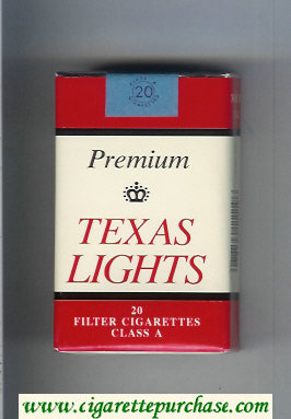 Texas Lights Premium cigarettes soft box