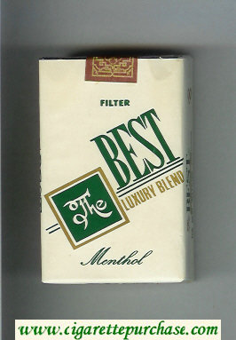 The Best Luxury Blend Menthol Filter cigarettes soft box