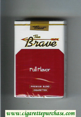The Brave Full Flavor Premium Blend cigarettes soft box