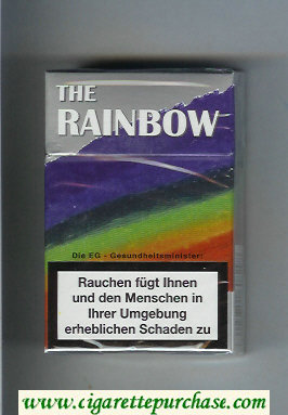 The Rainbow cigarettes hard box