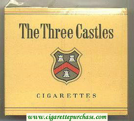 The Three Castles cigarettes hard box