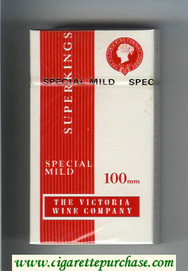 The Victoria Wine Company Special Mild 100mm cigarettes hard box