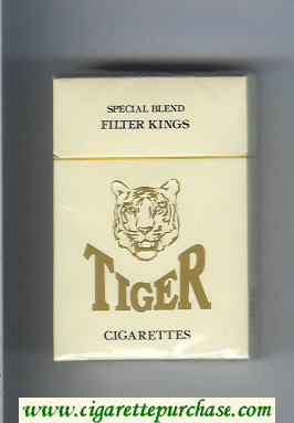 Tiger cigarettes hard box