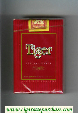 Tiger cigarettes soft box