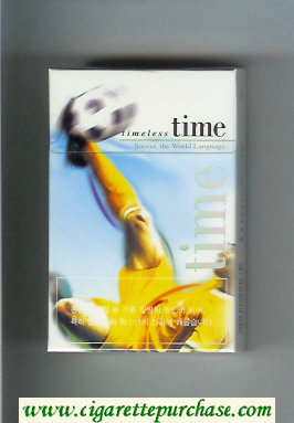 Time Timeless hard box cigarettes