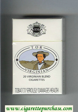 Tor Virginian cigarettes hard box