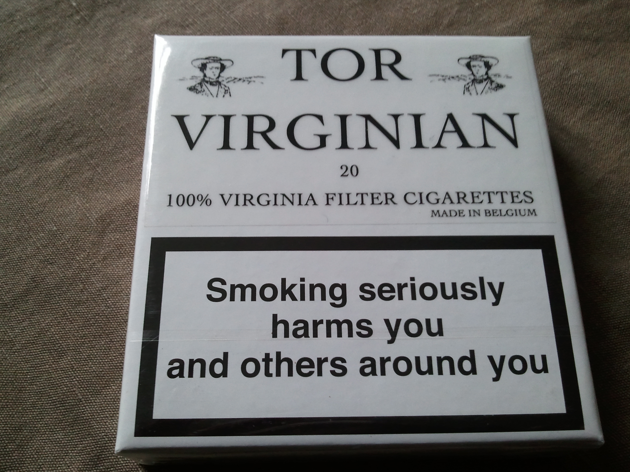 Tor Virginian hard box cigarettes