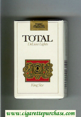 Total De Luxe Lights cigarettes soft box