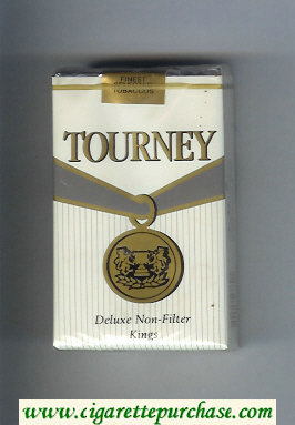 Tourney Deluxe Non-Filter kings Cigarettes soft box