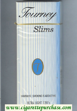 Tourney Slims Ultra Light 120s Cigarettes hard box