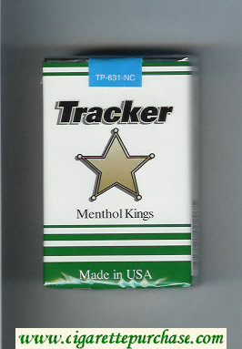 Tracker Menthol Kings Cigarettes soft box