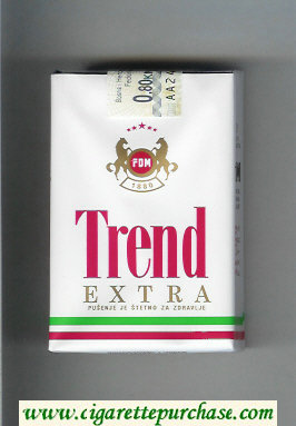 Trend hard box cigarettes