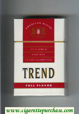 Trend Full Flavor American Blend cigarettes hard box