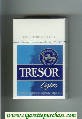 Tresor Lights cigarettes hard box