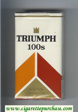 Triumph 100s Good Taste cigarettes soft box