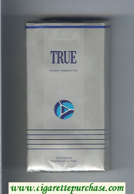 True Filter 100s cigarettes soft box