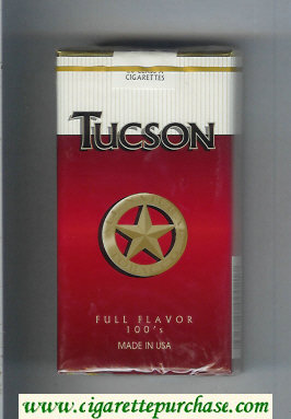 Tucson Full Flavor 100s cigarettes soft box