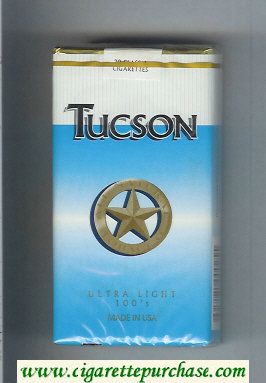 Tucson Ultra Light 100s cigarettes soft box