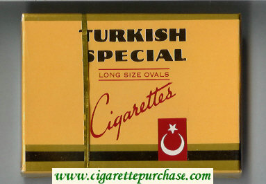 Turkish Special Long Size Ovals 30 cigarettes wide flat hard box