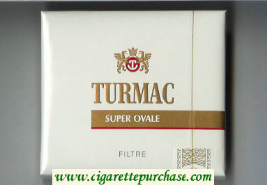 Turmac Super Ovale Filtre cigarettes wide flat hard box