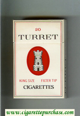 Turret Filter Tip cigarettes hard box