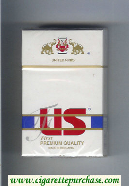 US First Premium Quality cigarettes hard box