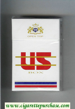 US Box cigarettes hard box