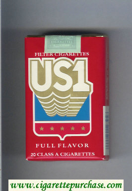 US 1 Full Flavor cigarettes soft box