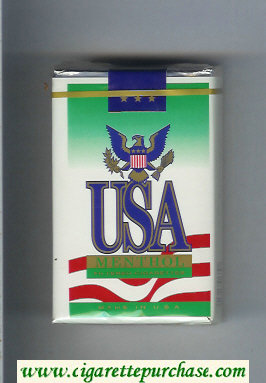 USA Menthol Filters Cigarettes soft box