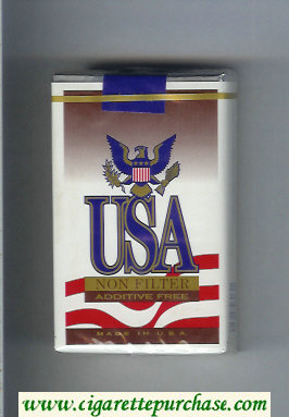 USA Non Filter Additive Free cigarettes soft box