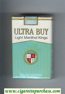 Ultra Buy Light Menthol Kings cigarettes soft box