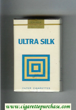 Ultra Silk cigarettes soft box