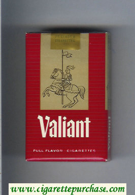 Valiant Full Flavor cigarettes soft box