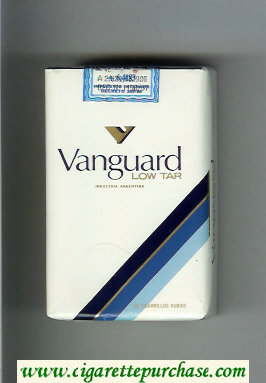 Vanguard Low Tar cigarettes soft box