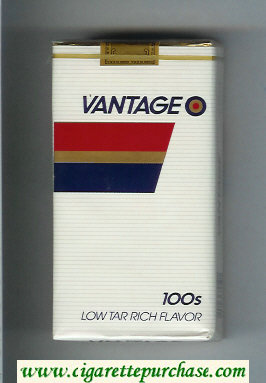 Vantage 100s Cigarettes soft box