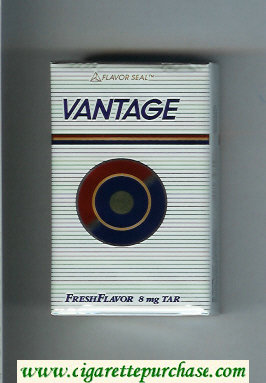 Vantage Fresh Flavor Cigarettes soft box