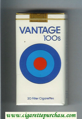 Vantage 100s Cigarettes soft box