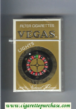 Vegas Lights Filter Cigarettes hard box