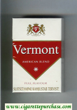 Vermont American Blend Full Flavour Cigarettes hard box