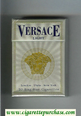 Versace Light Cigarettes hard box