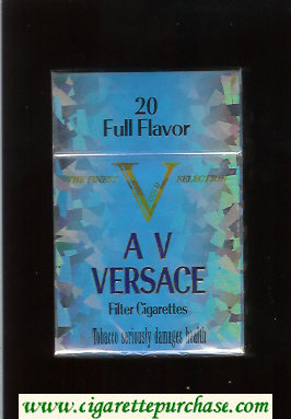 Versace AV Full Flavor Cigarettes hard box
