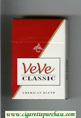 Veve Classic American Blend Cigarettes hard box