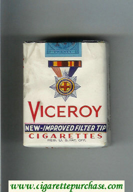 Viceroy New-Improved Filter Tip Cigarettes soft box