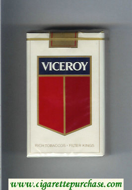 Viceroy Cigarettes Rich Tobaccos - Filter Kings soft box