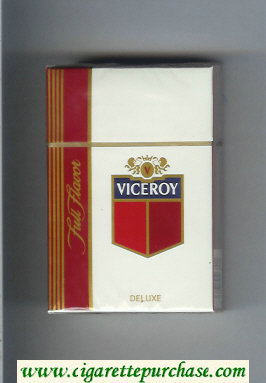 Viceroy Full Flavor Deluxe Cigarettes hard box