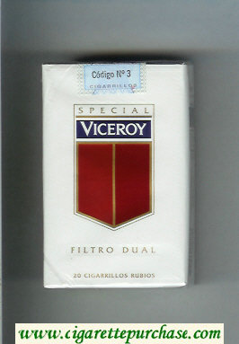 Viceroy Special Filtro Dual Cigarettes soft box